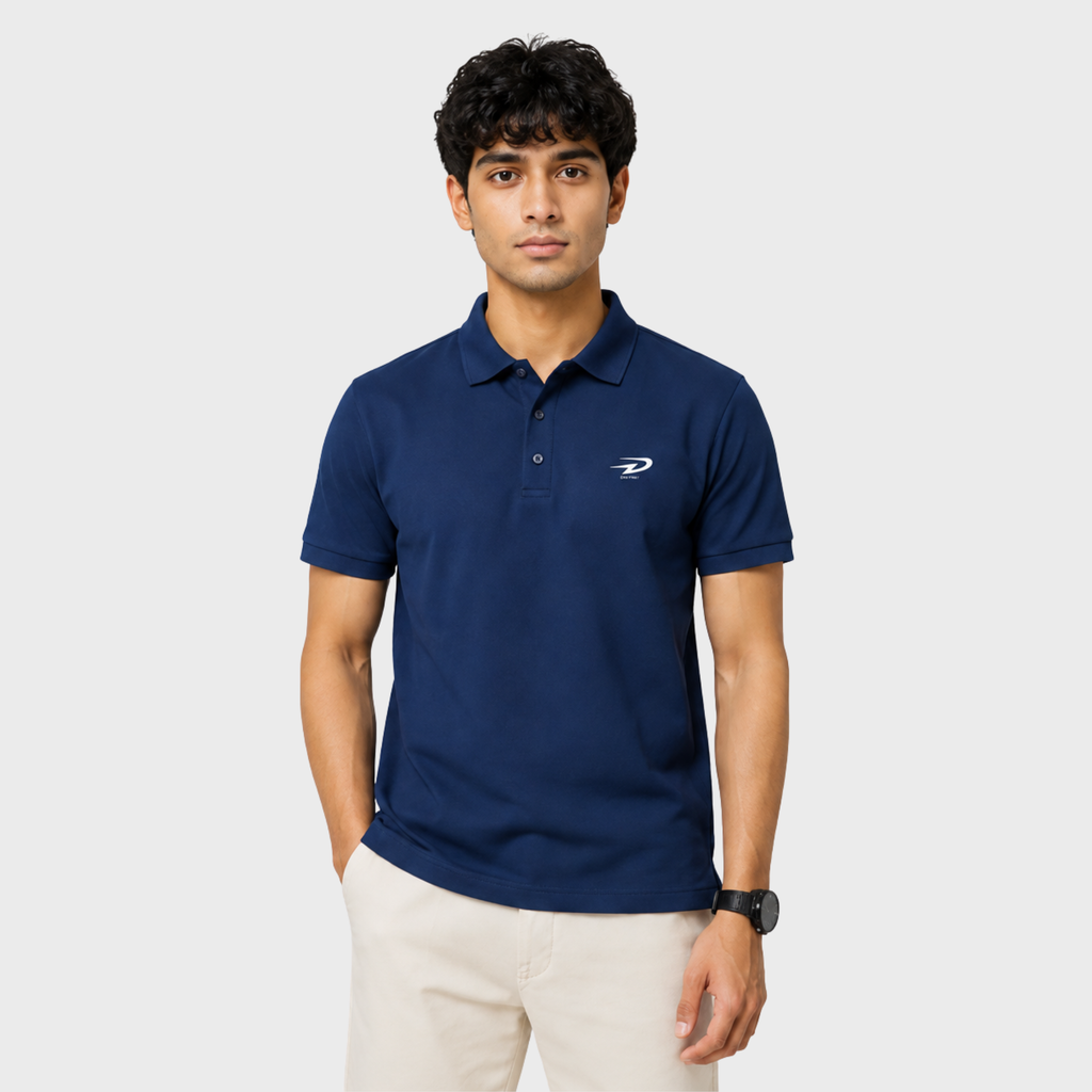 Navy Airweave Polo