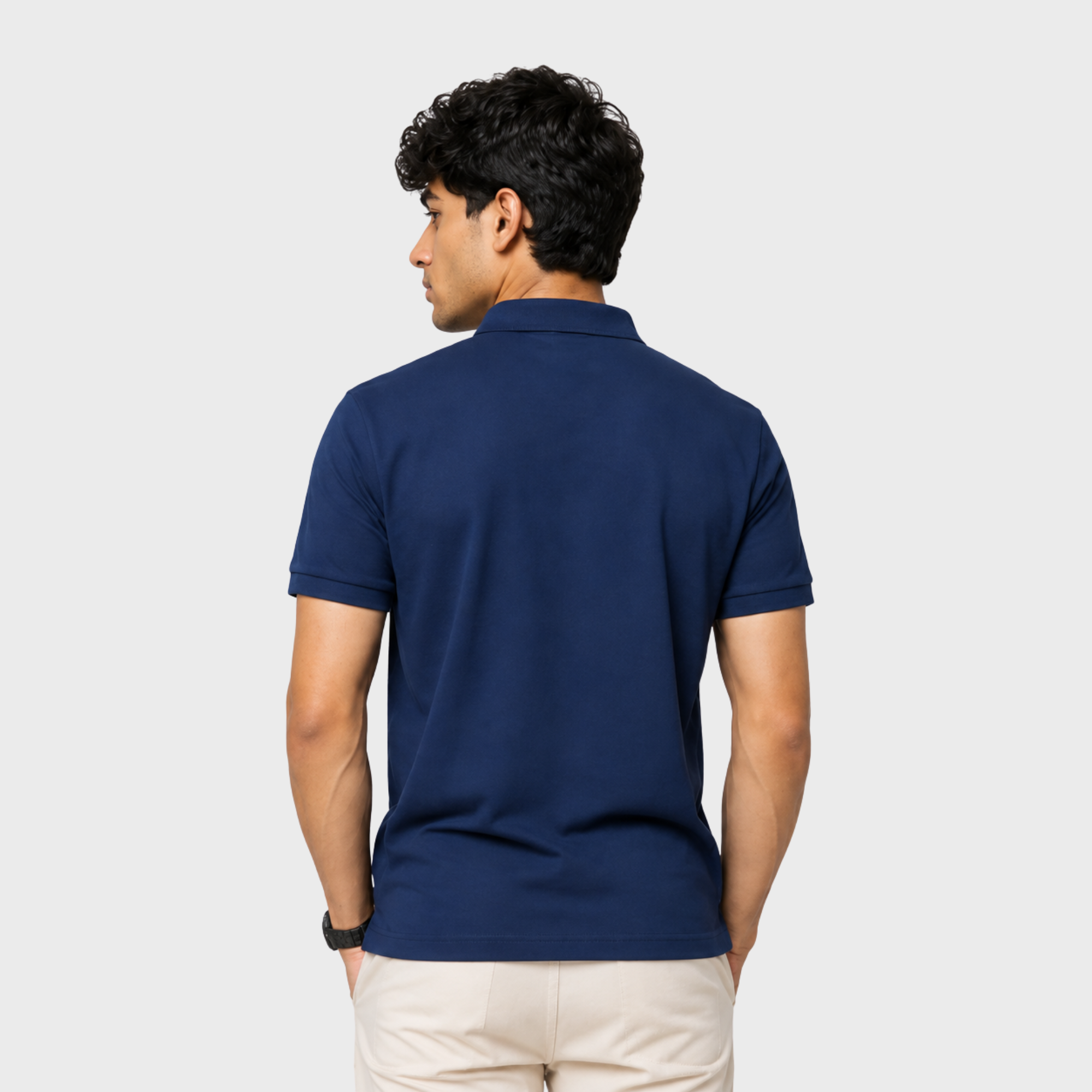 Navy Airweave Polo